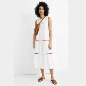 Rickrack Cattail Tiered Dress